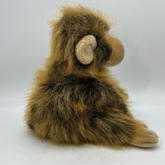 Monkey 10” Plush Realistic Brown Ape Chimp Ty 1998 Cha Cha Stuffed Animal Toy - Picture 5 of 10